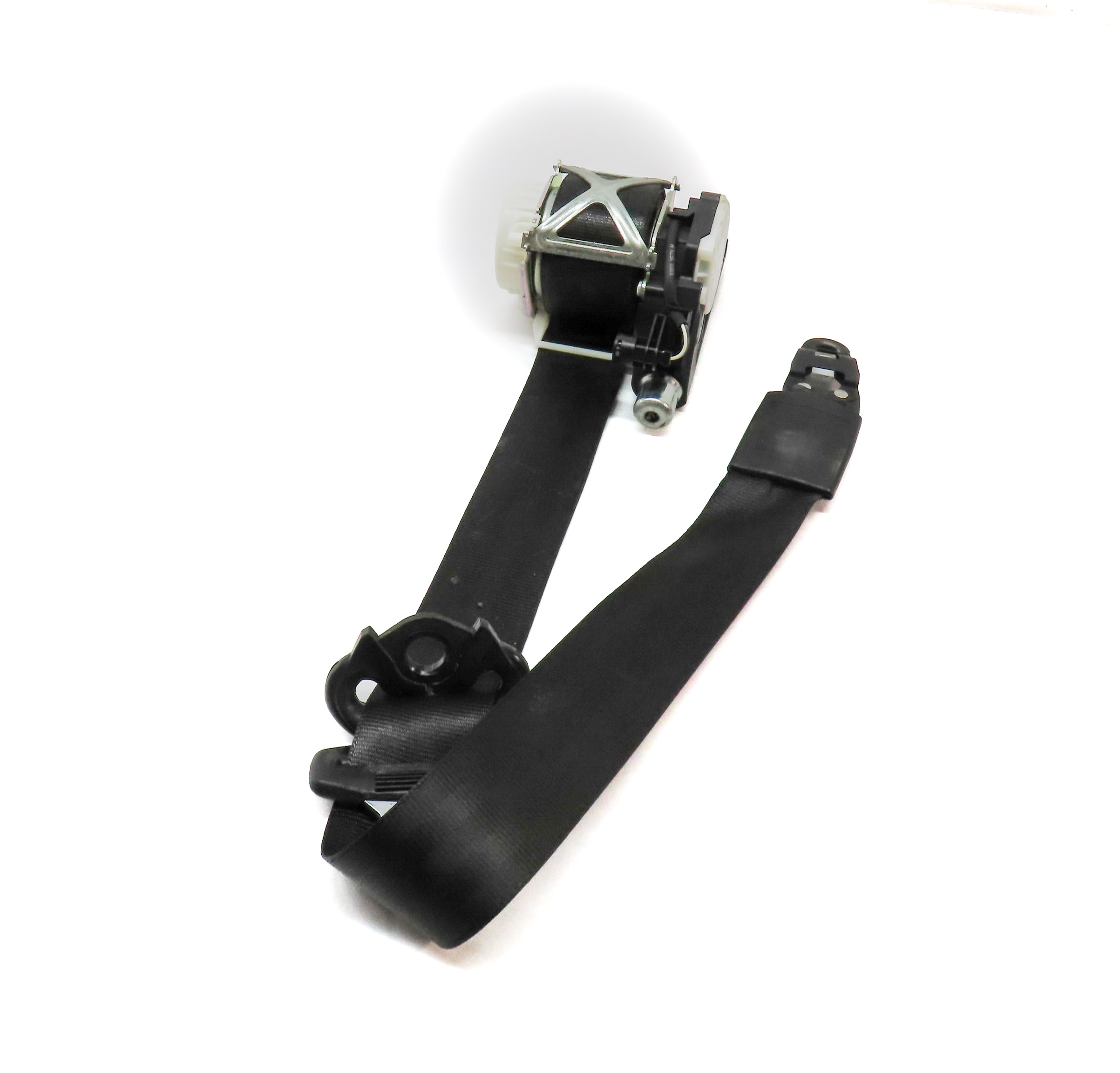 2007-2009 AUDI Q7 (4L) LEFT FRONT DRIVER SEAT SEATBELT RETRACTOR (BLACK) — exact item pictured